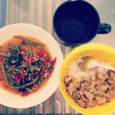 #late #lunch #telur #cahkangkung #spicy 😁