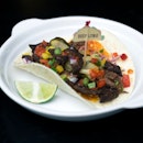 Chef's special Spicy Crispy Beef Lung Taco ($21)