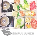 Sinfully filling lunch

#lunch #delicious #yummy #foodie #foodsg #foodporn #instafood #hotpot #steamboat #minipot #pork #chicken