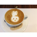 Toffee Nut Café Latté || 🐰🐰 Barista drew a cute one for me, aww ☺ #nofilter #burpple #chillday