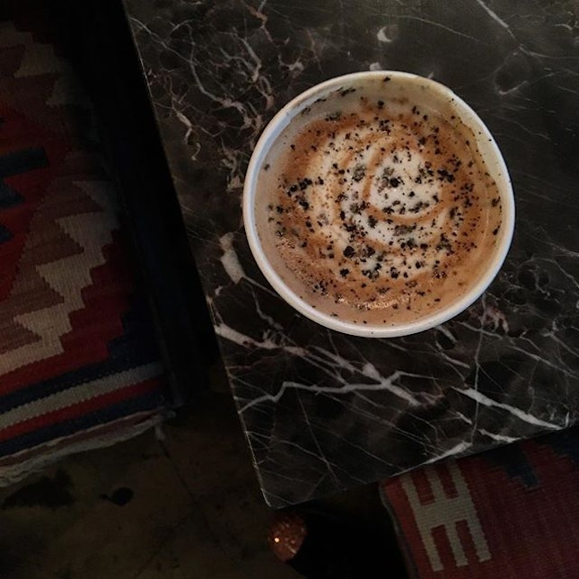 Black pepper agave latte (HKD55)