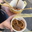 Tapioca noodles and Satay at the Fifty Cents Food Festival were so good.