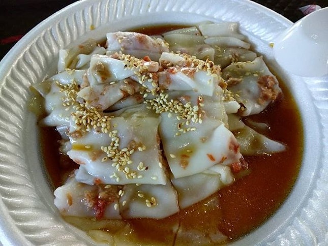 What a filling meal of Chee chiong fan for only $3!