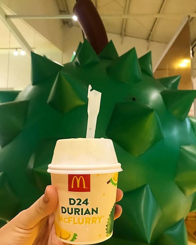 Durian mcflurry the other day!