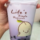 Loved the pearly taro (original price $2.80) but didn't quite enjoy the grass jelly beancurd (original price $2.40) as my order of less sugar became no sugar?