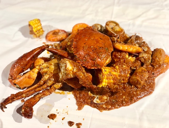 Cajun Live Crab Combo