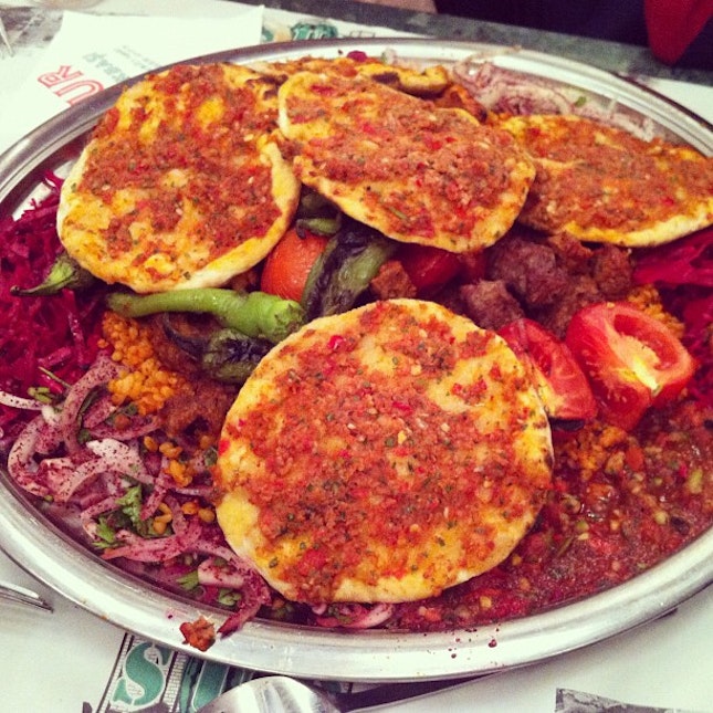 Huge plate of grilled meat goodness. #istanbul #turkey #travel #food