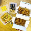 Crispy & soy garlic chicken with seafood pancake, with beer and kimbap on the house for self-collection!