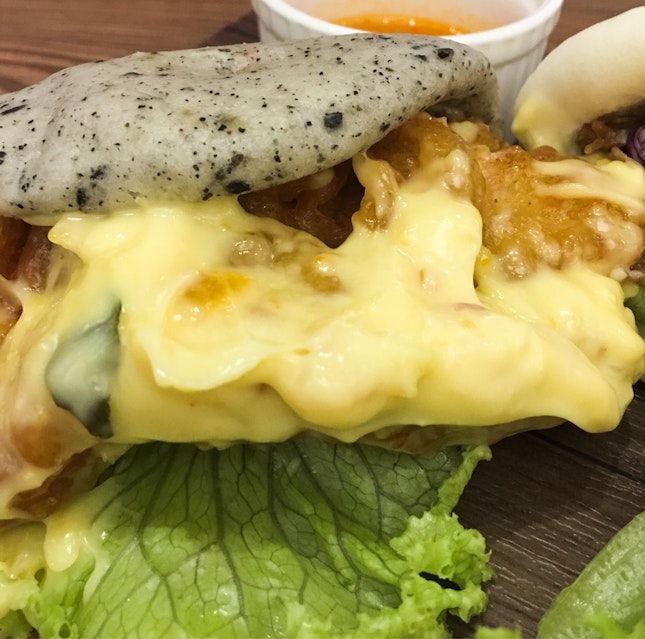 Salted Egg Chicken Bao $5.50 (No Service Charge & GST)