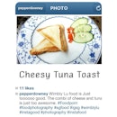 RT @pepperdowney: Cheesy Tuna Toast!