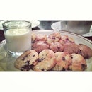 Mom's Milk and Cookies - newfound comfort food, intoxicating happiness on a plate #borough #foodporn #foodgasm #foodie #podium #cookies #milk #dessert #sweets