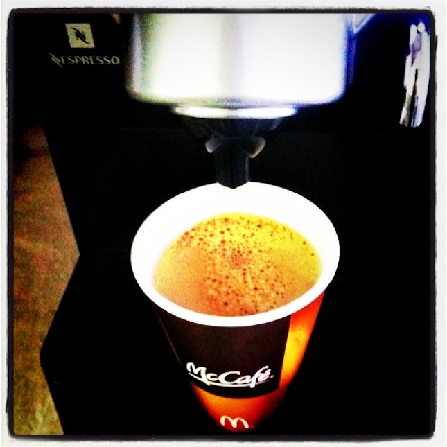 McCafe lattes a bit too weak!