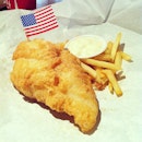 #Latergram- New York Fish & Chips last afternoon with some classmates.