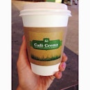 Caffeine Dosage • Roasted Almond Latte @ Cafe Crema ☕️ @sammiesaurus
