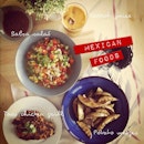 #mexicanfood #salad #tacochicken #homemade #lunch #potatowedges #food