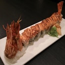 Flaming Dragon Roll ($21.80 + 10% service charge)