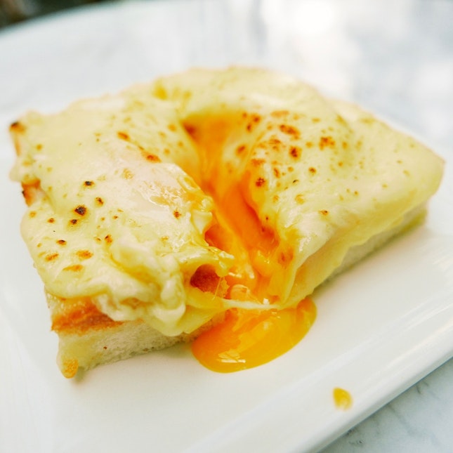 Cheese, Egg & Ham Toastie Set: $6.90++