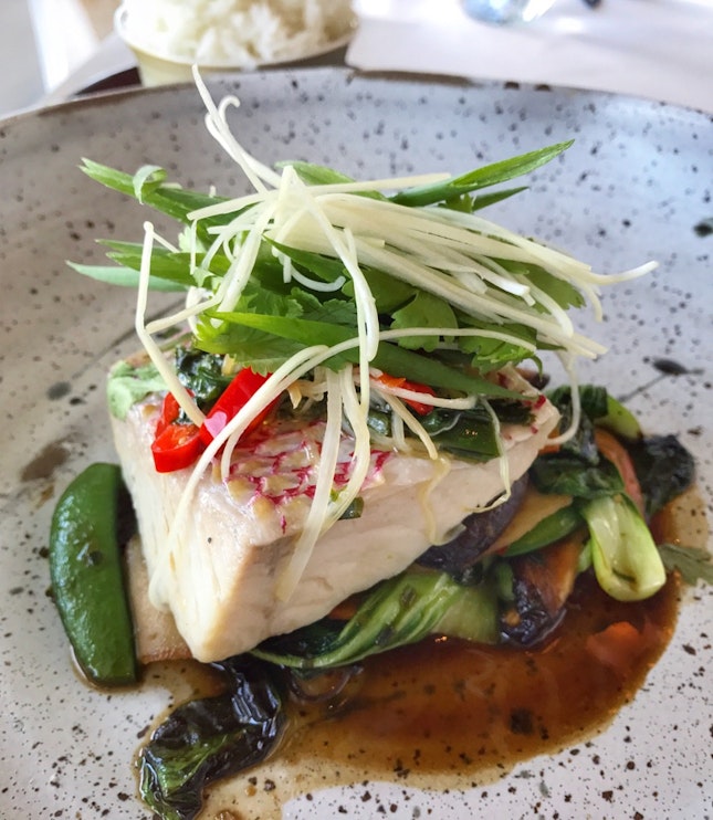 Steamed Red Snapper (choice of main in $45++ 3-course Daily Set Lunch)