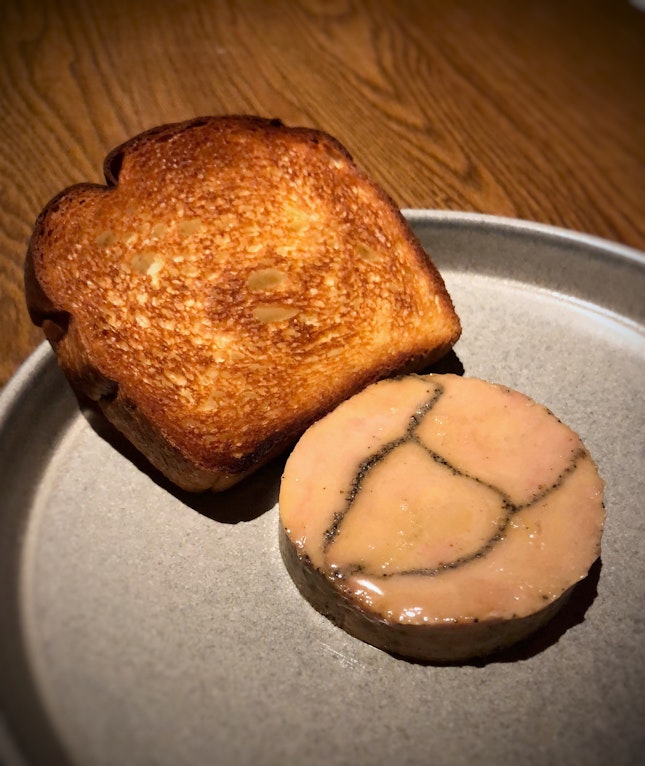 Foie Gras Torchon (One of the choices in the 3-course: $95++ / 5-course: $120++ / Chefs Tasting Menu: $160++)