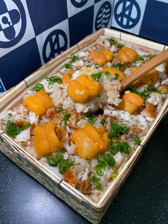 This Japanese Claypot Rice Dish With Fish And Sea Urchin Is Magnificent ($100).