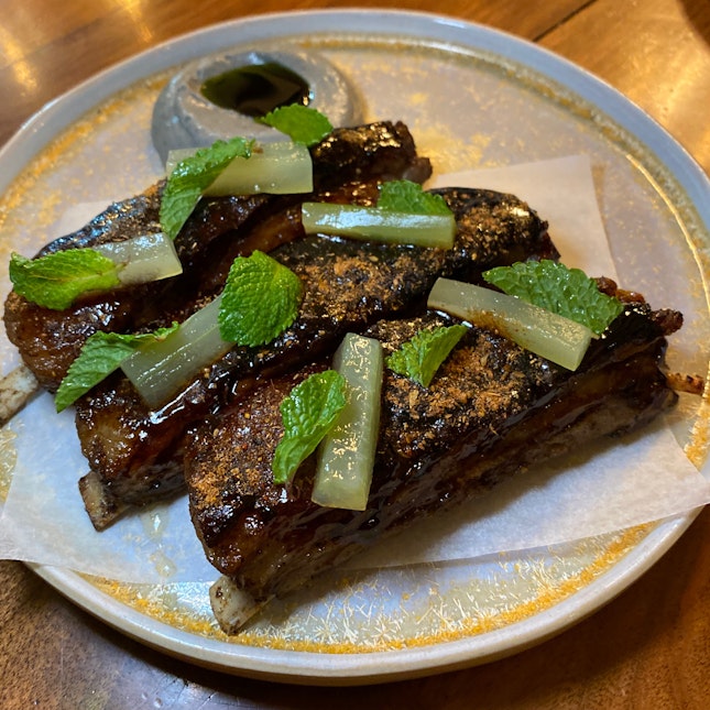 To My Surprise, I Enjoyed These Lamb Ribs A Lot ($36++).