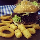Sunday omnoms; burger was burgasmic...!