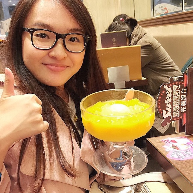 Hóu sèk: 好吃: 美味しゅう！ this giant bowl of mango is absolutely delicious!
