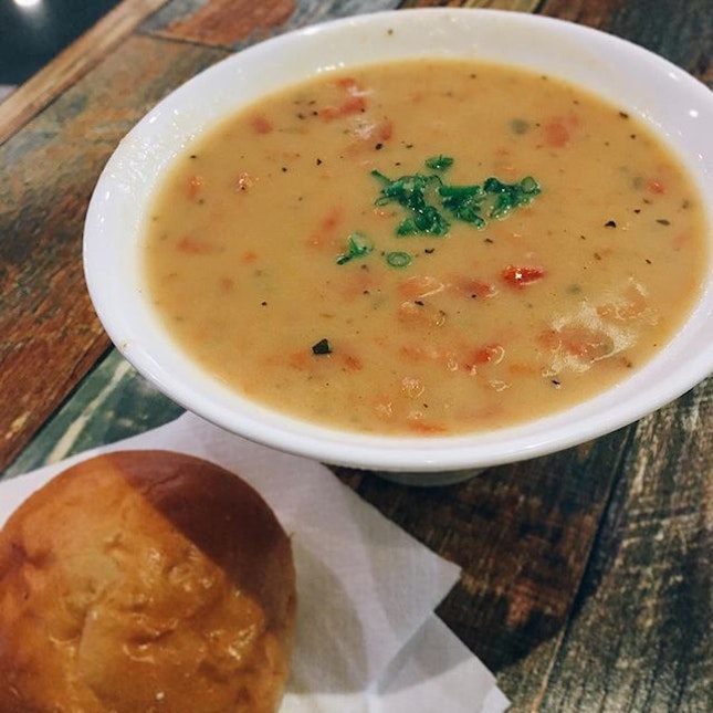 Seafood Bisque, $11.90.