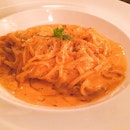 finally satisfy our crabmeat pasta craving #mrmochi #crabmeatpasta #burpple