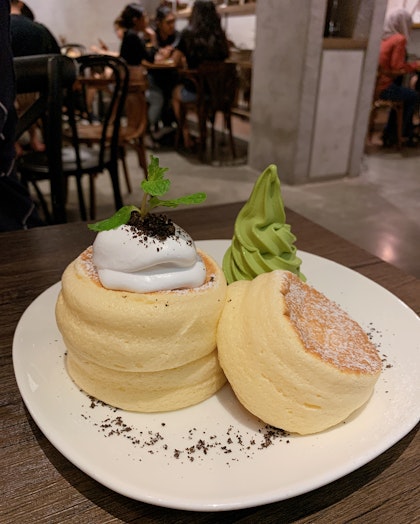 Cafe souffle dessert Famous Japanese