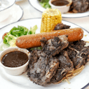 Grilled Lamb Chop & Chicken Sausage with Forest Mushroom Soup (~save $19.80)