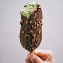 Enjoy your long weekends with a matcha and chocolate Haagen Dazs ice cream.