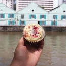 Can't decide what's cuter, this red velvet cupcake from swirls or the pretty blue buildings in the background

#sgfood #sgfoodies #food #foodporn #dessert #cupcakes #swirlsbakeshop #igsg #vscocam #vscofood #instafood #instagood