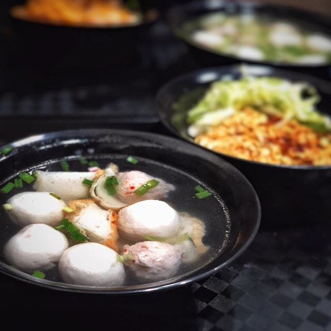Bouncy Fishball noodles.