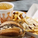 Truffle Mayo burger and fries @burgerkingsg
.