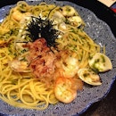 Fresh nori, shrimp and clam spags #latergram