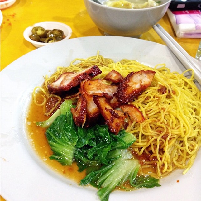 Very yummy wonton noodles we had for dinner last night!