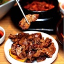 Korean BBQ Day 9/18 - Those who has patronized this restaurant will highly recommend their signature Woo Samgyup beef, which pairs up deliciously well with the Haemul Ssamjang seafood paste, a dipping sauce for grilled meat.