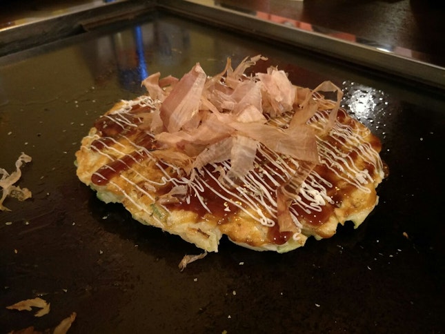 we made our own okonomiyaki!