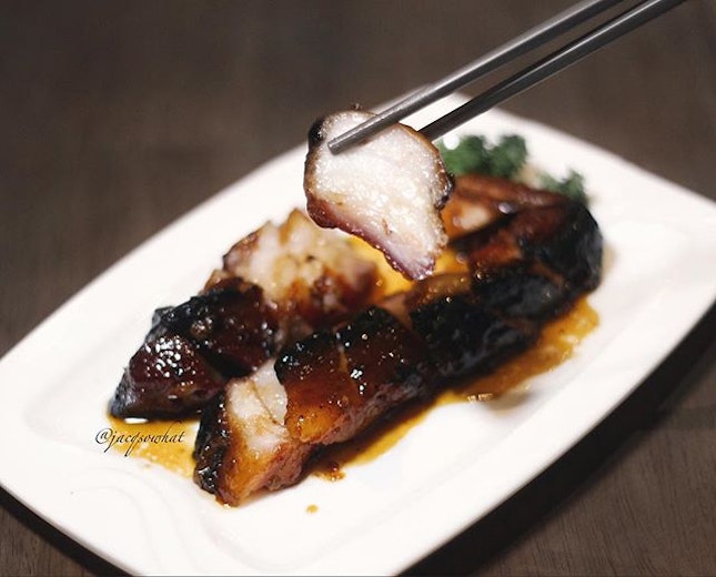 This is absolutely the crowd pleaser at Kam's Roast - 'Toro' Char Siu S$22.80.