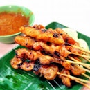 Evenly grilled CMY satay with sweet chunky peanut sauce. Back in 1985, CMY was a small stall at Potong Pasir, now it's everywhere. Everyone should need a Satay Supper once in a while