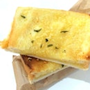 Tea time snack of Garlic with Cheese Toast Bread.
