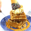 New Waffle Concept place Kaffles ONLY opens once a week, during Sat evenings.