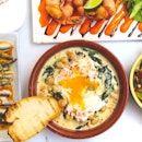 Spanish Tapas with poached egg at Octapas, 5 course Chinese Lunch at Peony Jade, XO Fried Rice from Hutong, Pineapple Fried Rice at RENNthai, Ayam Bakmee at Bayang, Burritos at Muchos, Chicken Curry from RAS The Essence Of India.
