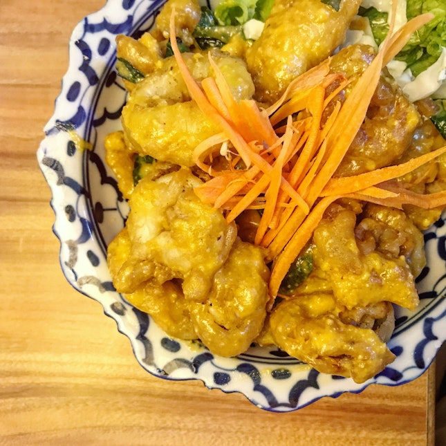 Salted Egg Squid ($13.90)