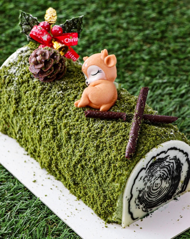 Famed for their Asian-inspired cheesecakes, Cat & the Fiddle has launched their latest Christmas creation in the Yule Hee Hoo ($68.90), a pistachio raspberry praline logcake that is ideal for any year-end celebrations.