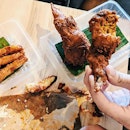 Crispy rendang chicken (probably the best fried chicken wings I've ever had), nasi lemak with lamb (delicious), craft beer battered porky fries, delicious craft beers.