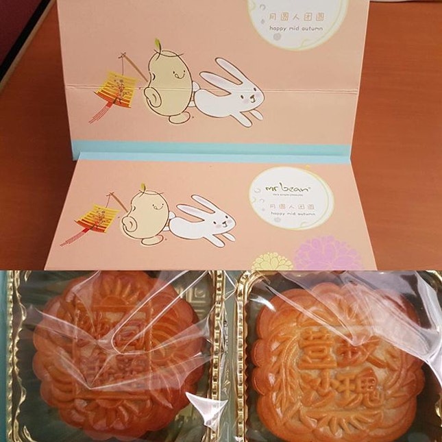 Mooncakes 
Available at @MrBeanSG