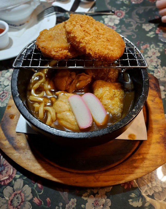 Curry Udon With Potato Croquette