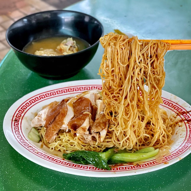 Soy sauce Chicken Noodles ($3.80)